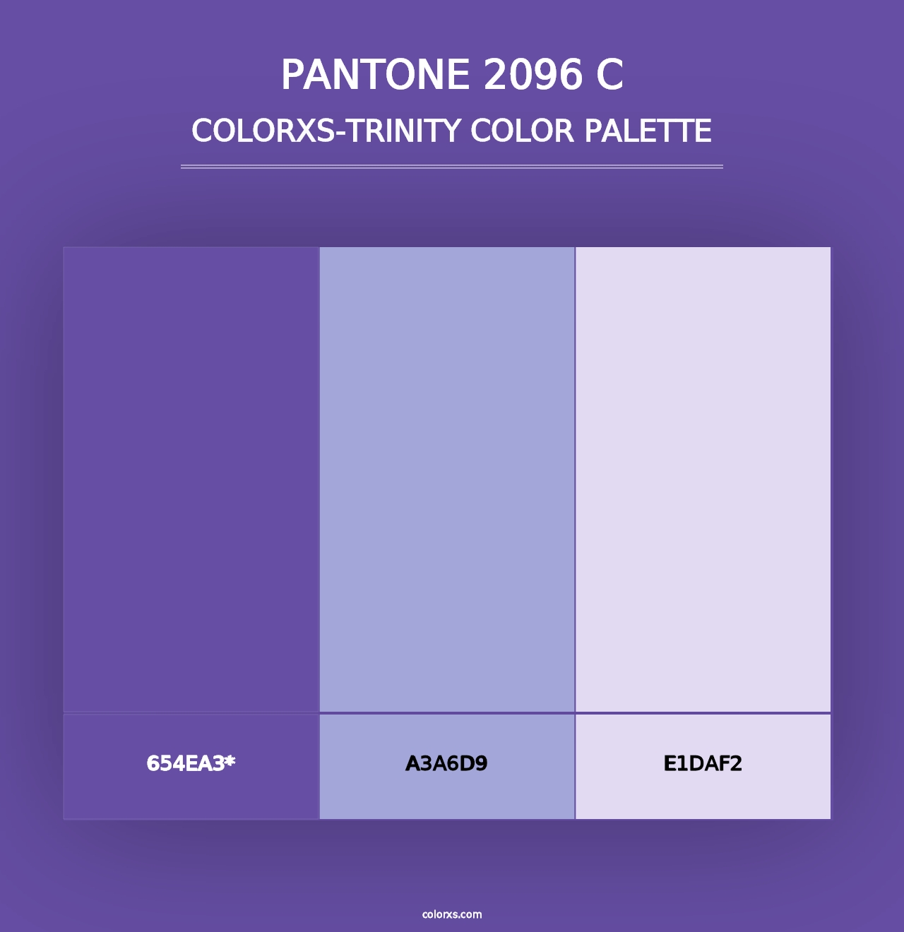 PANTONE 2096 C - Colorxs Trinity Palette