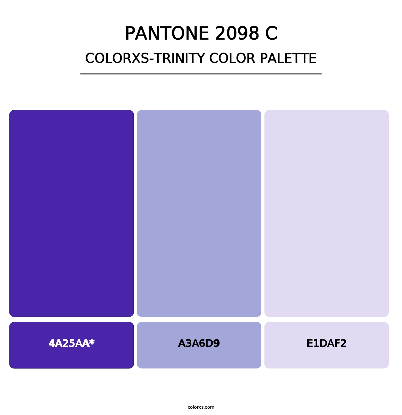 PANTONE 2098 C - Colorxs Trinity Palette