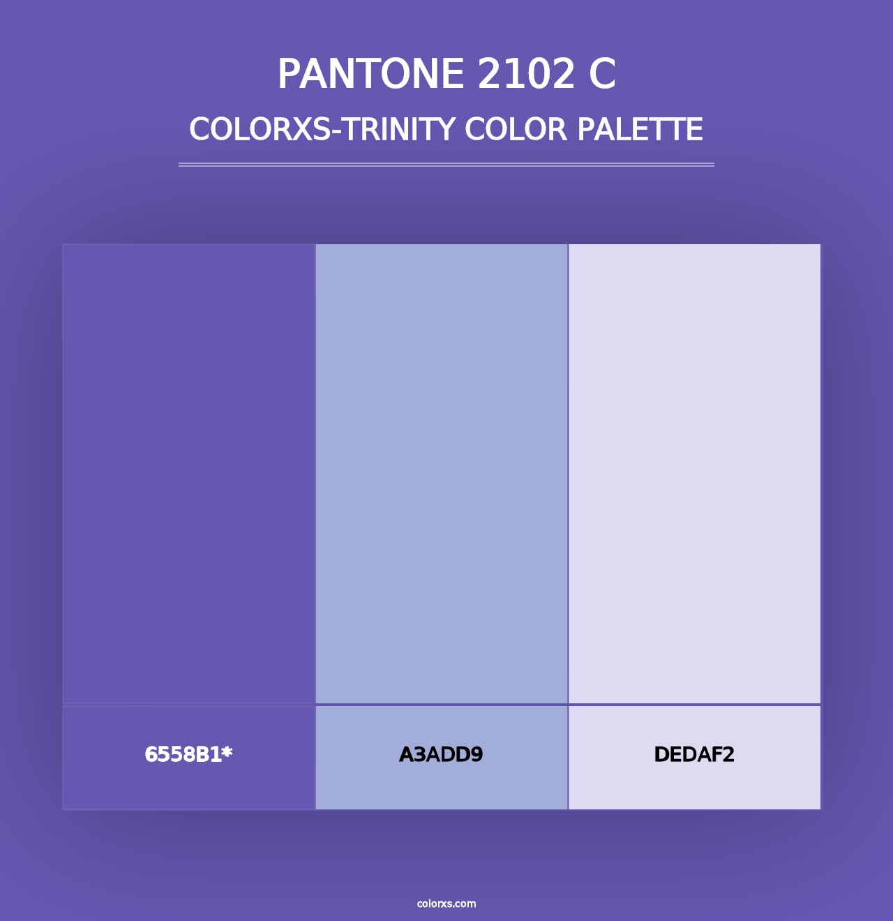 PANTONE 2102 C - Colorxs Trinity Palette