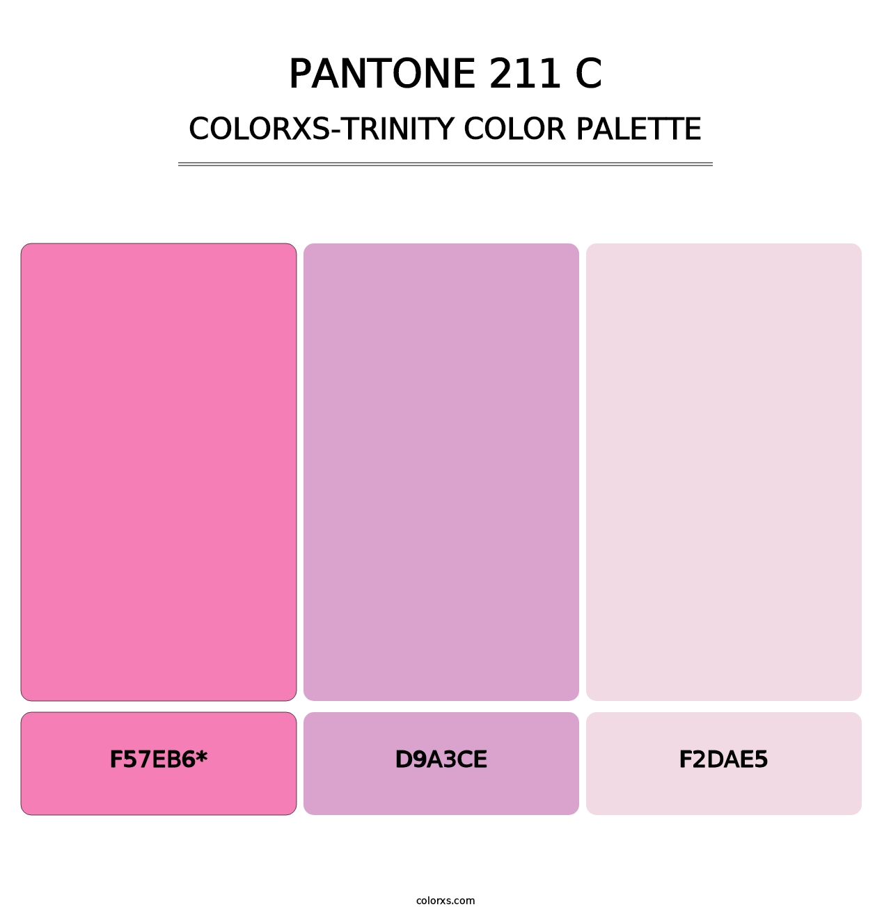 PANTONE 211 C - Colorxs Trinity Palette