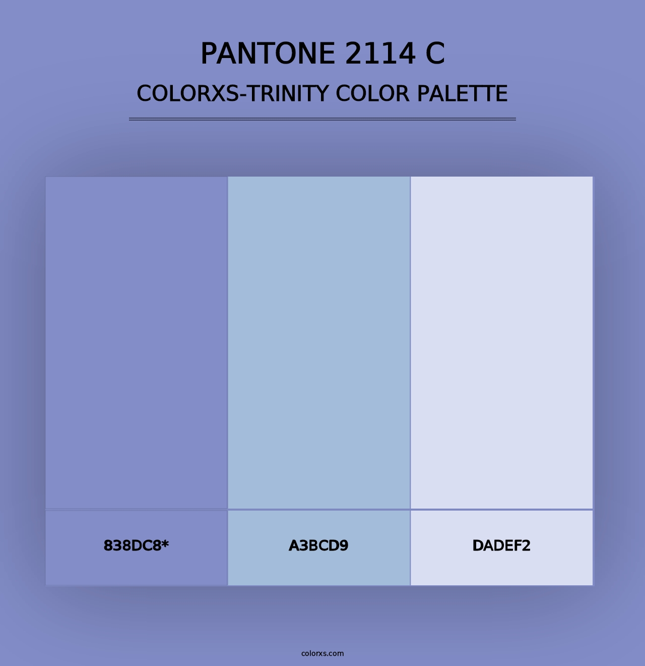 PANTONE 2114 C - Colorxs Trinity Palette