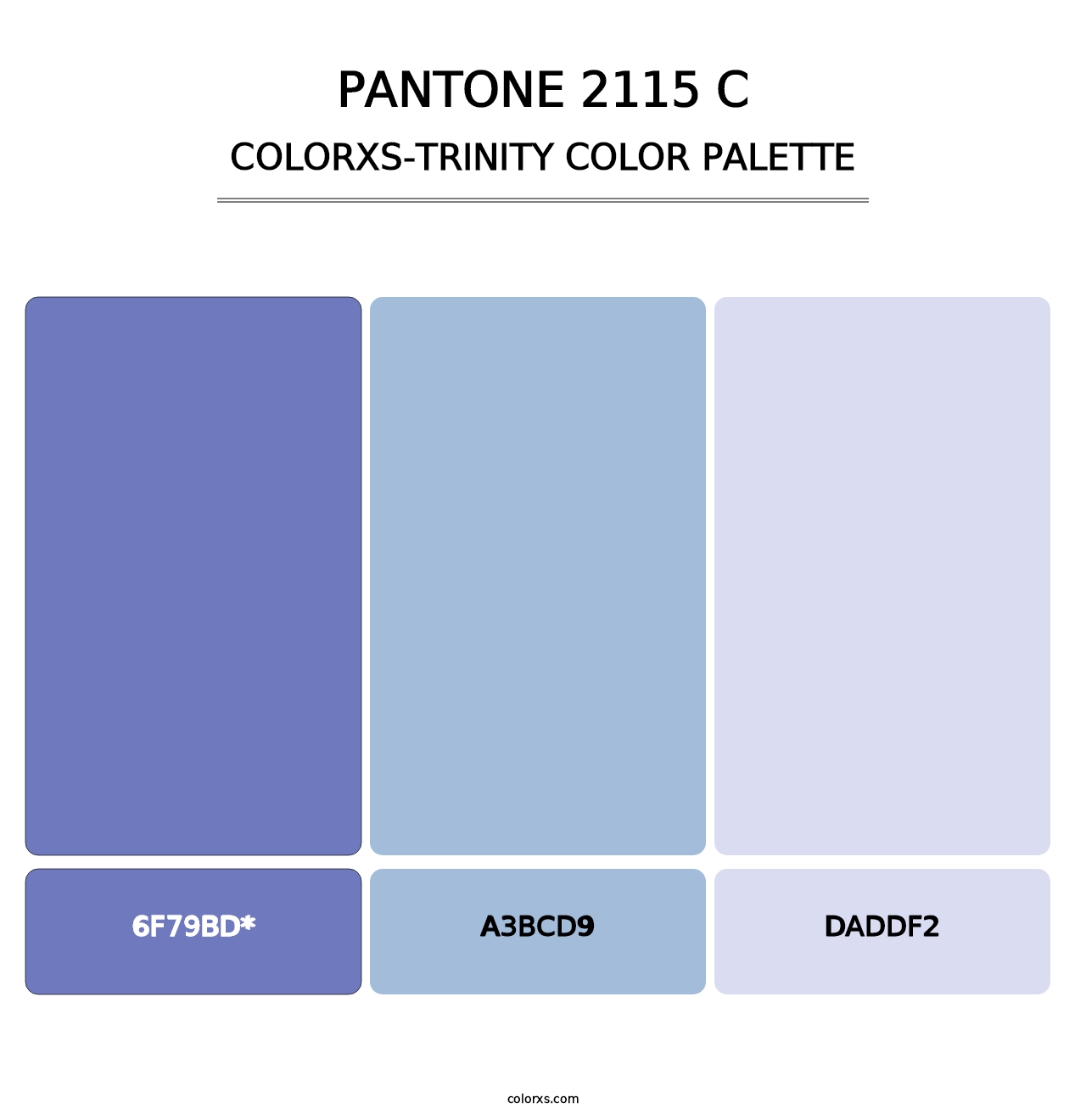 PANTONE 2115 C - Colorxs Trinity Palette