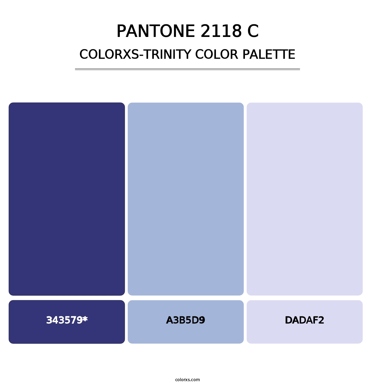 PANTONE 2118 C - Colorxs Trinity Palette