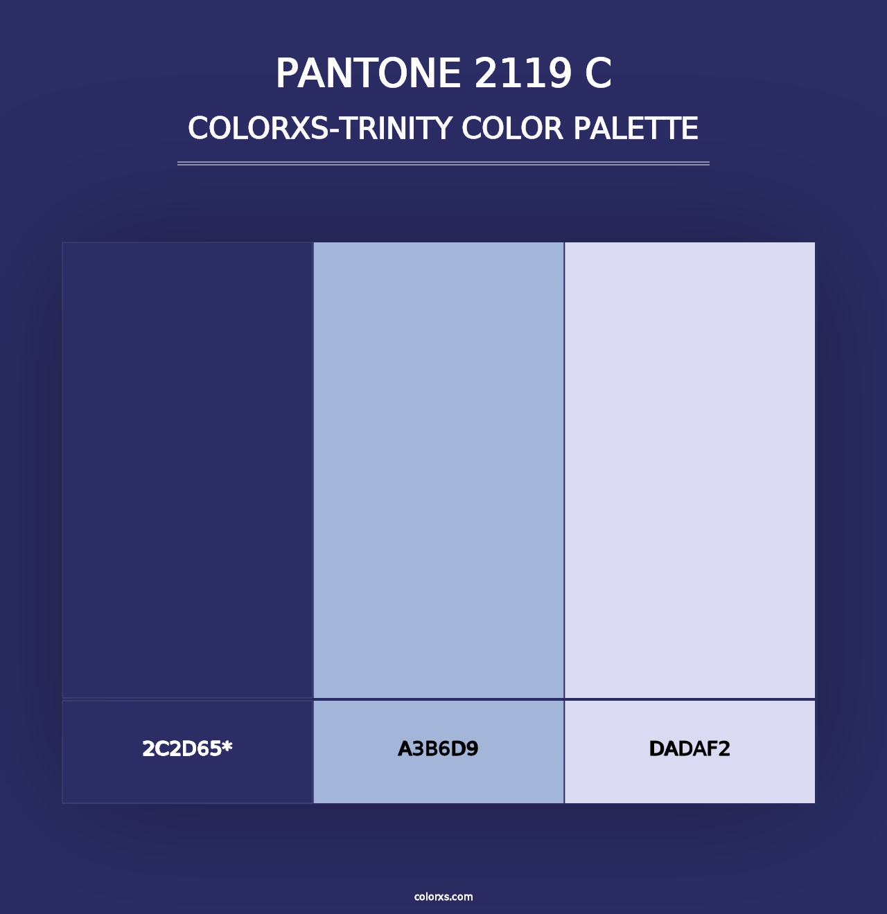 PANTONE 2119 C - Colorxs Trinity Palette