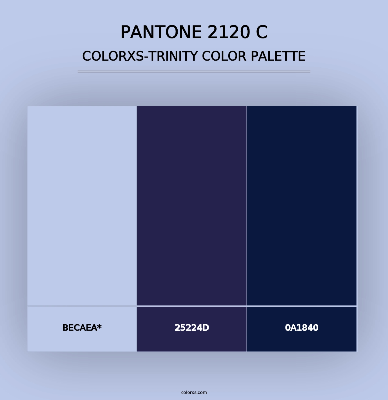 PANTONE 2120 C - Colorxs Trinity Palette