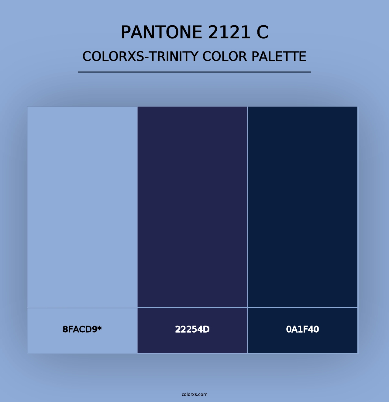 PANTONE 2121 C - Colorxs Trinity Palette