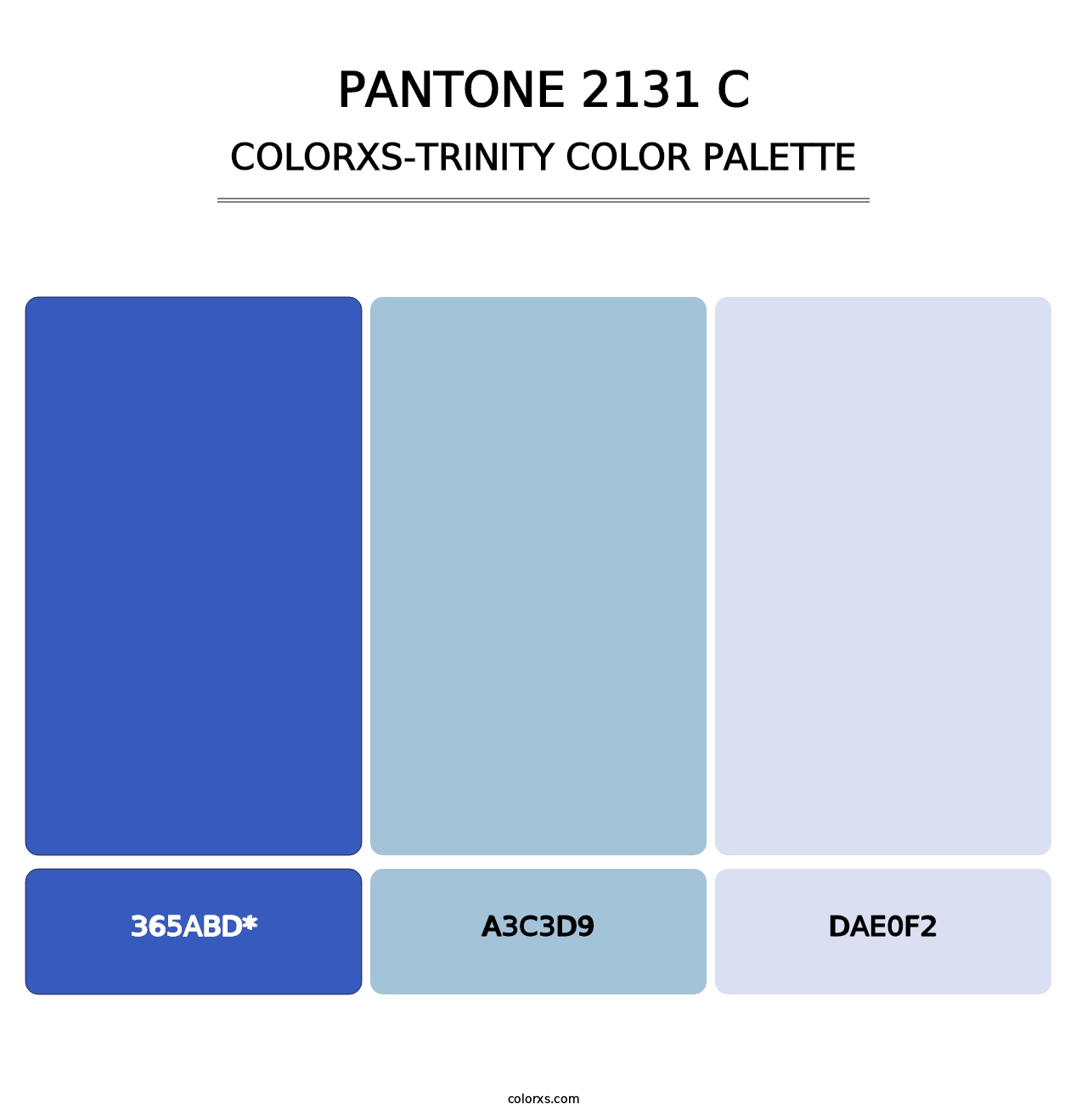 PANTONE 2131 C - Colorxs Trinity Palette