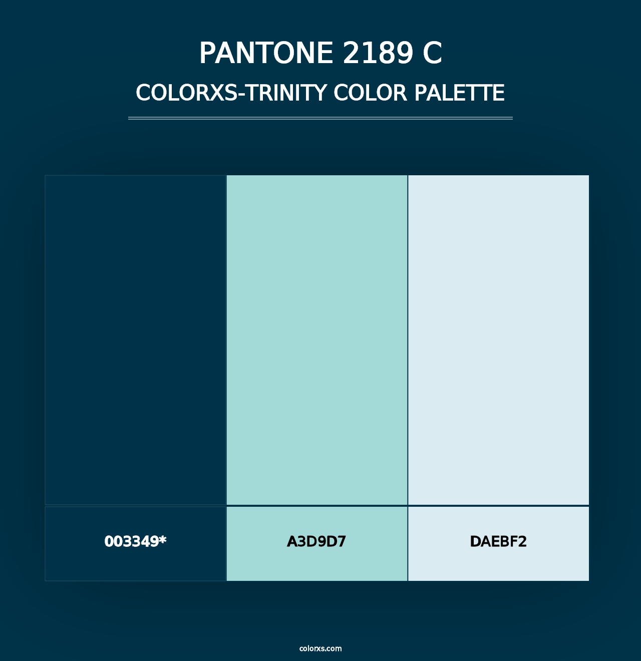 PANTONE 2189 C - Colorxs Trinity Palette