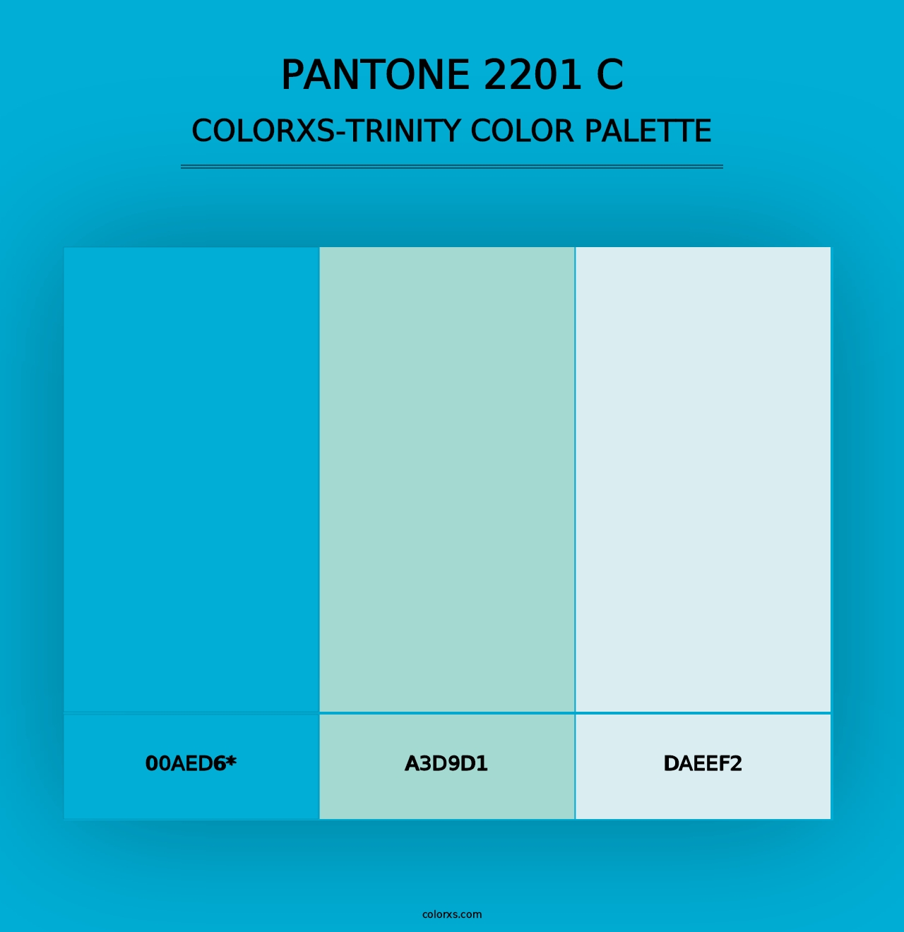 PANTONE 2201 C - Colorxs Trinity Palette