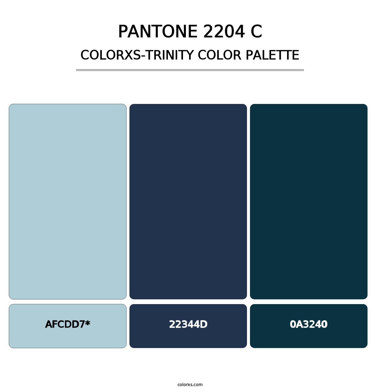 PANTONE 2204 C - Colorxs Trinity Palette