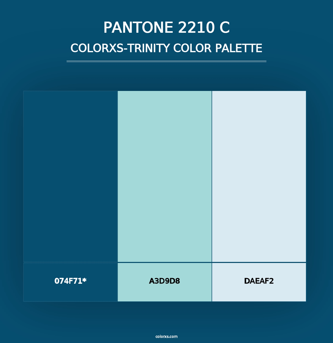 PANTONE 2210 C - Colorxs Trinity Palette