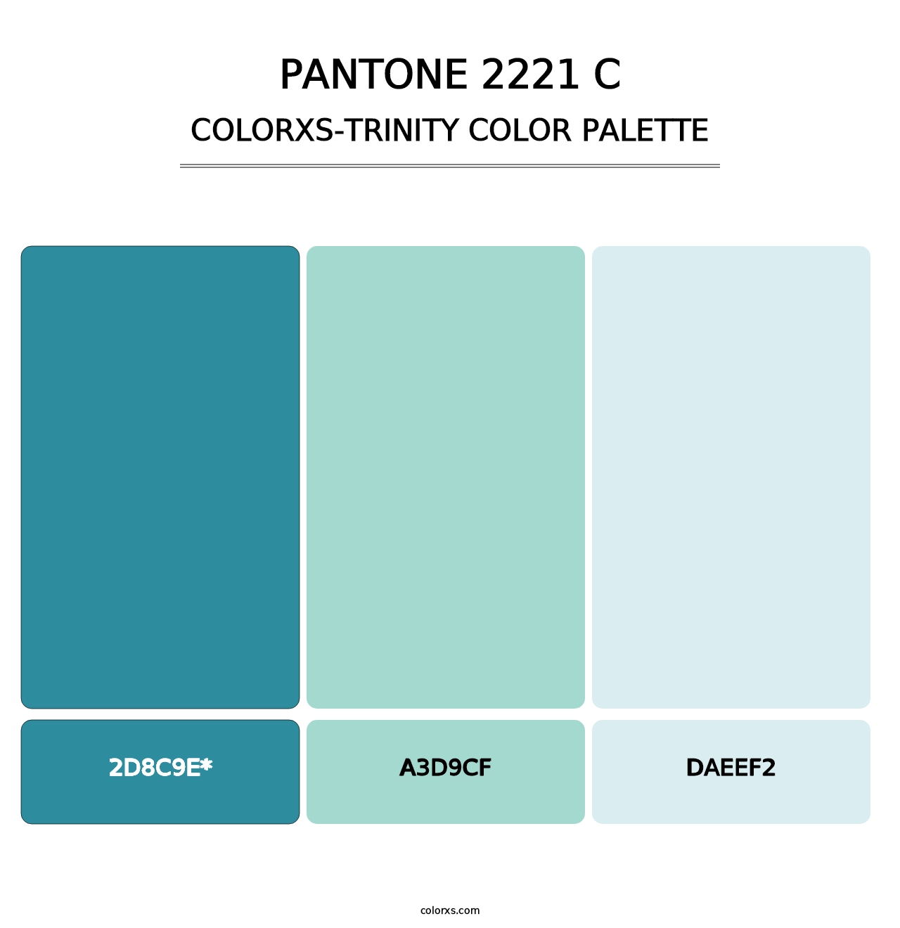 PANTONE 2221 C - Colorxs Trinity Palette