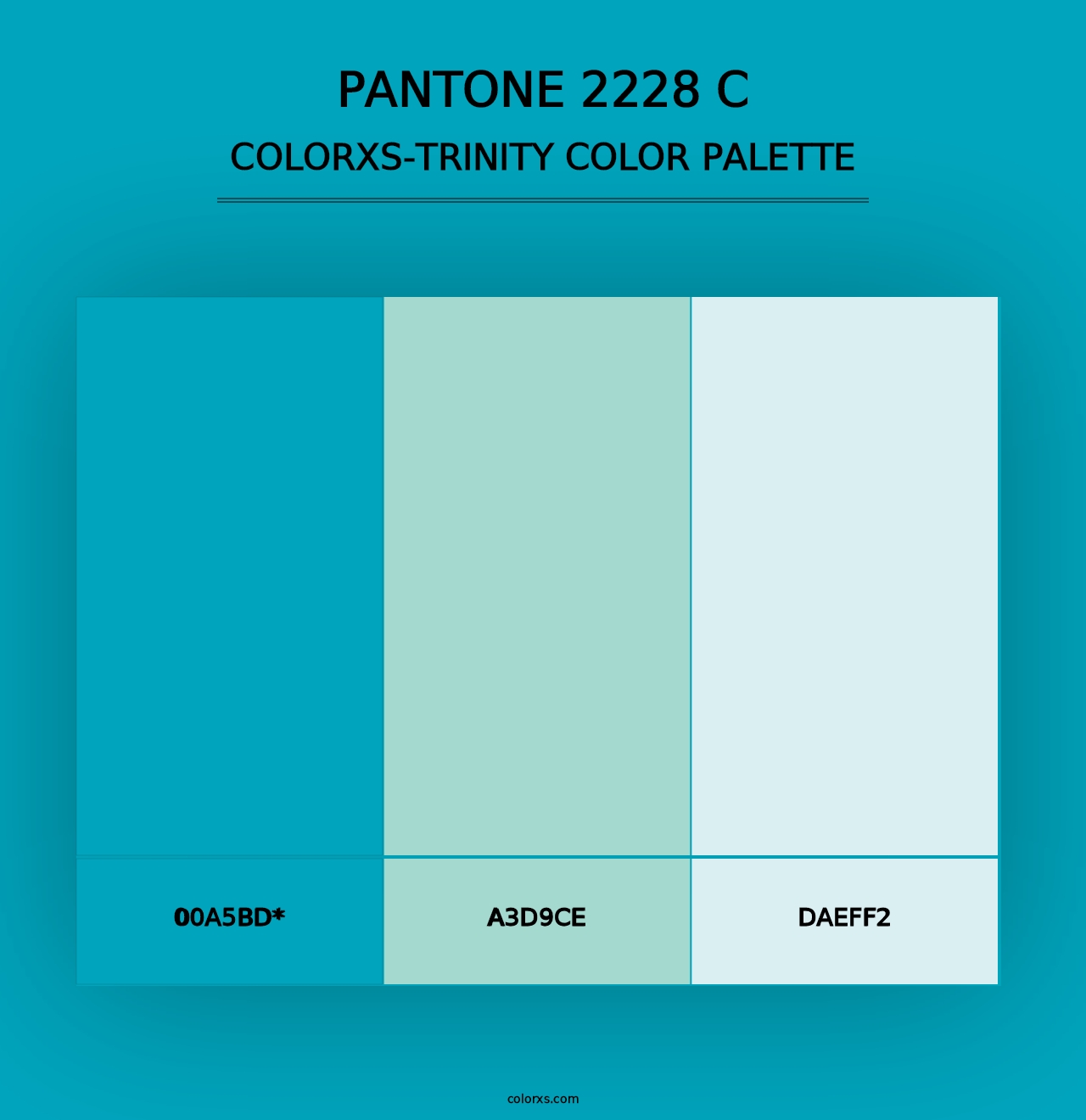 PANTONE 2228 C - Colorxs Trinity Palette