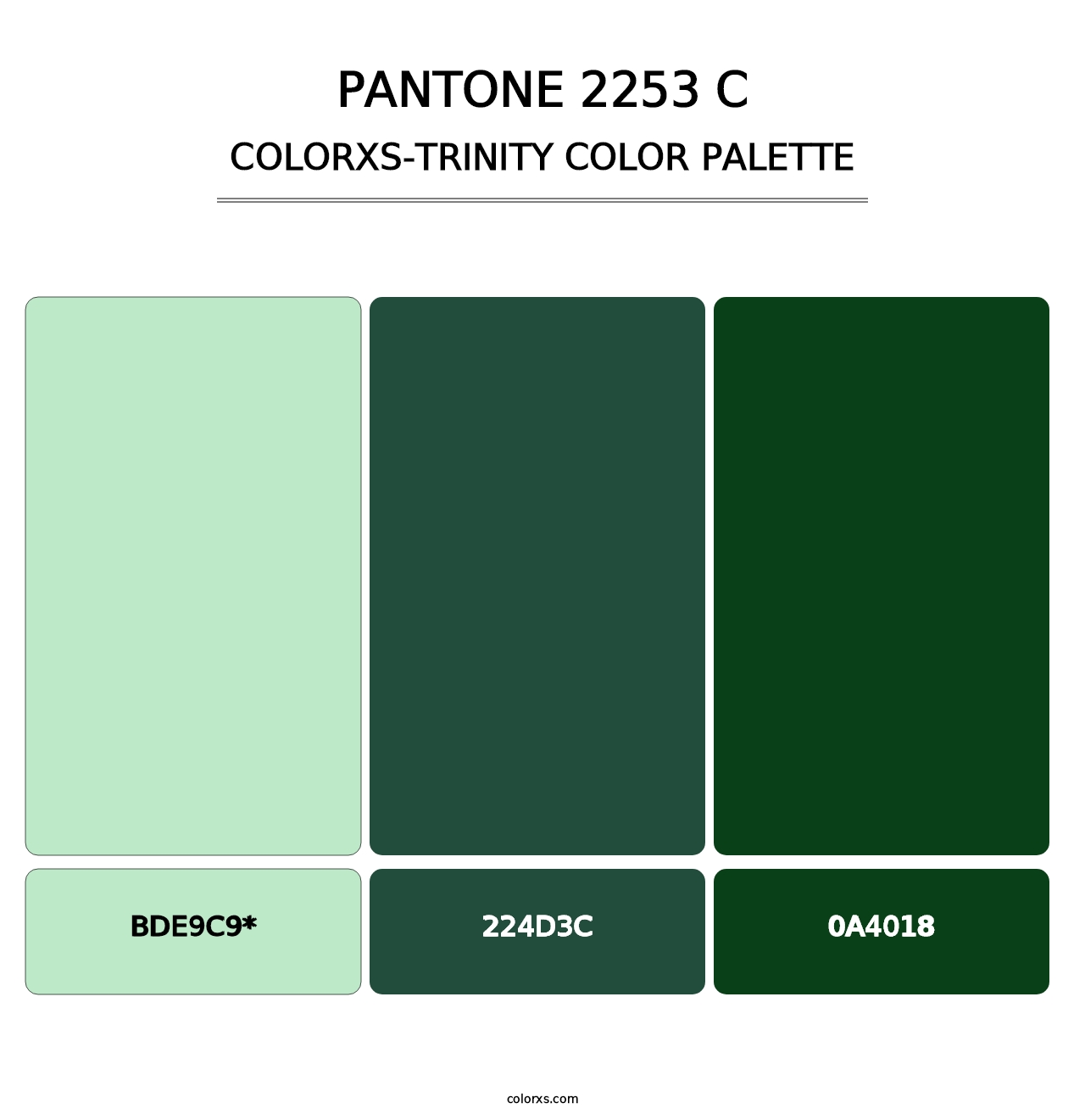 PANTONE 2253 C - Colorxs Trinity Palette