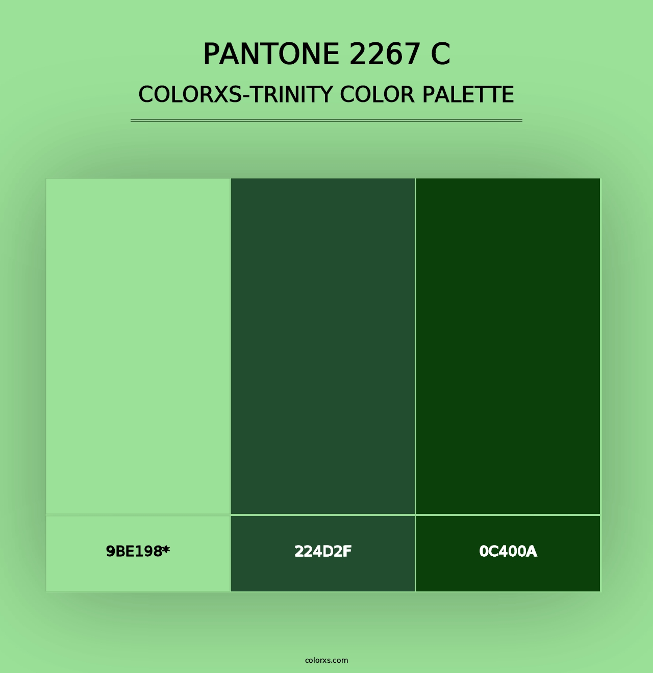 PANTONE 2267 C - Colorxs Trinity Palette