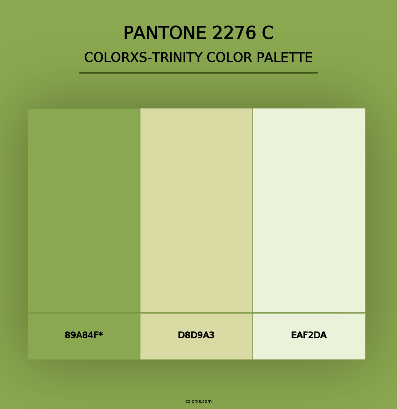 PANTONE 2276 C - Colorxs Trinity Palette