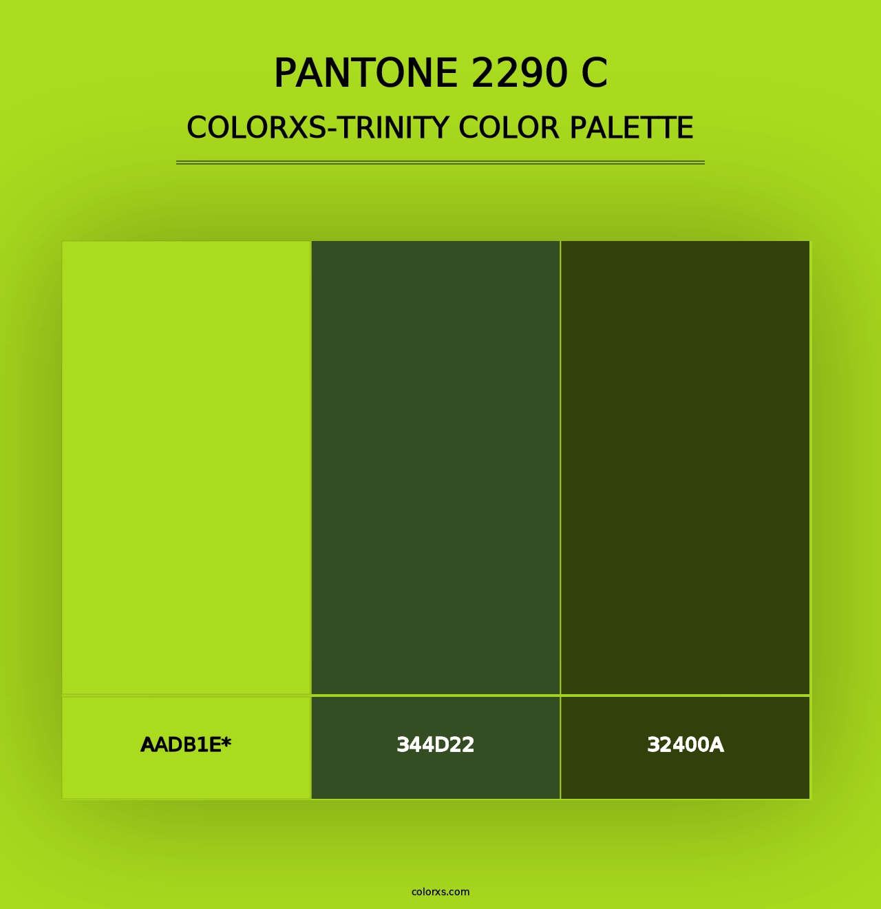 PANTONE 2290 C - Colorxs Trinity Palette