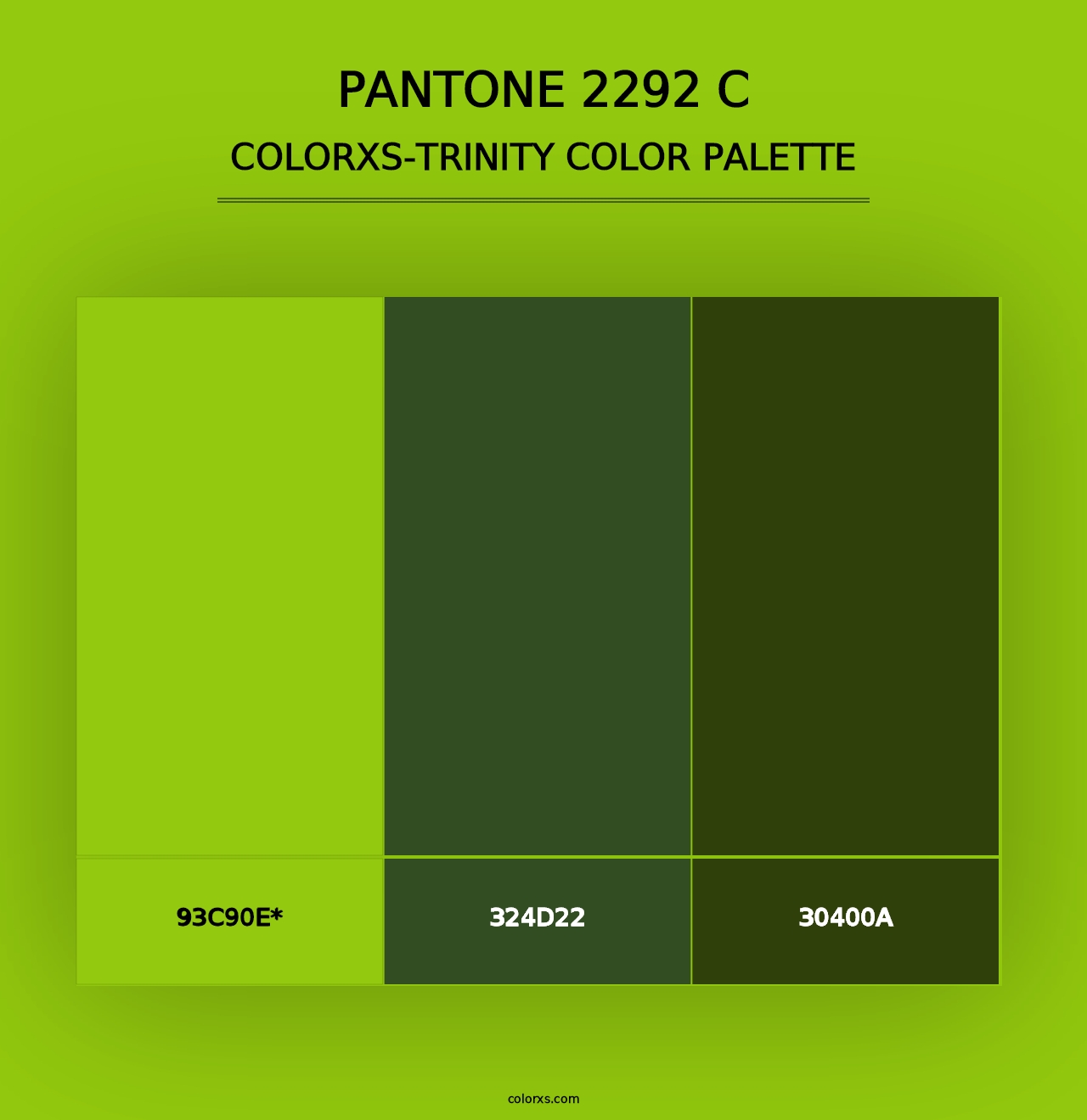 PANTONE 2292 C - Colorxs Trinity Palette