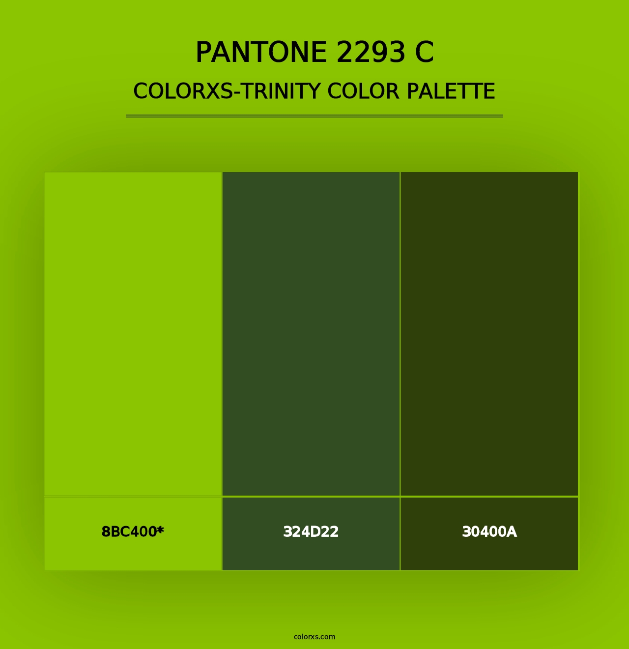 PANTONE 2293 C - Colorxs Trinity Palette