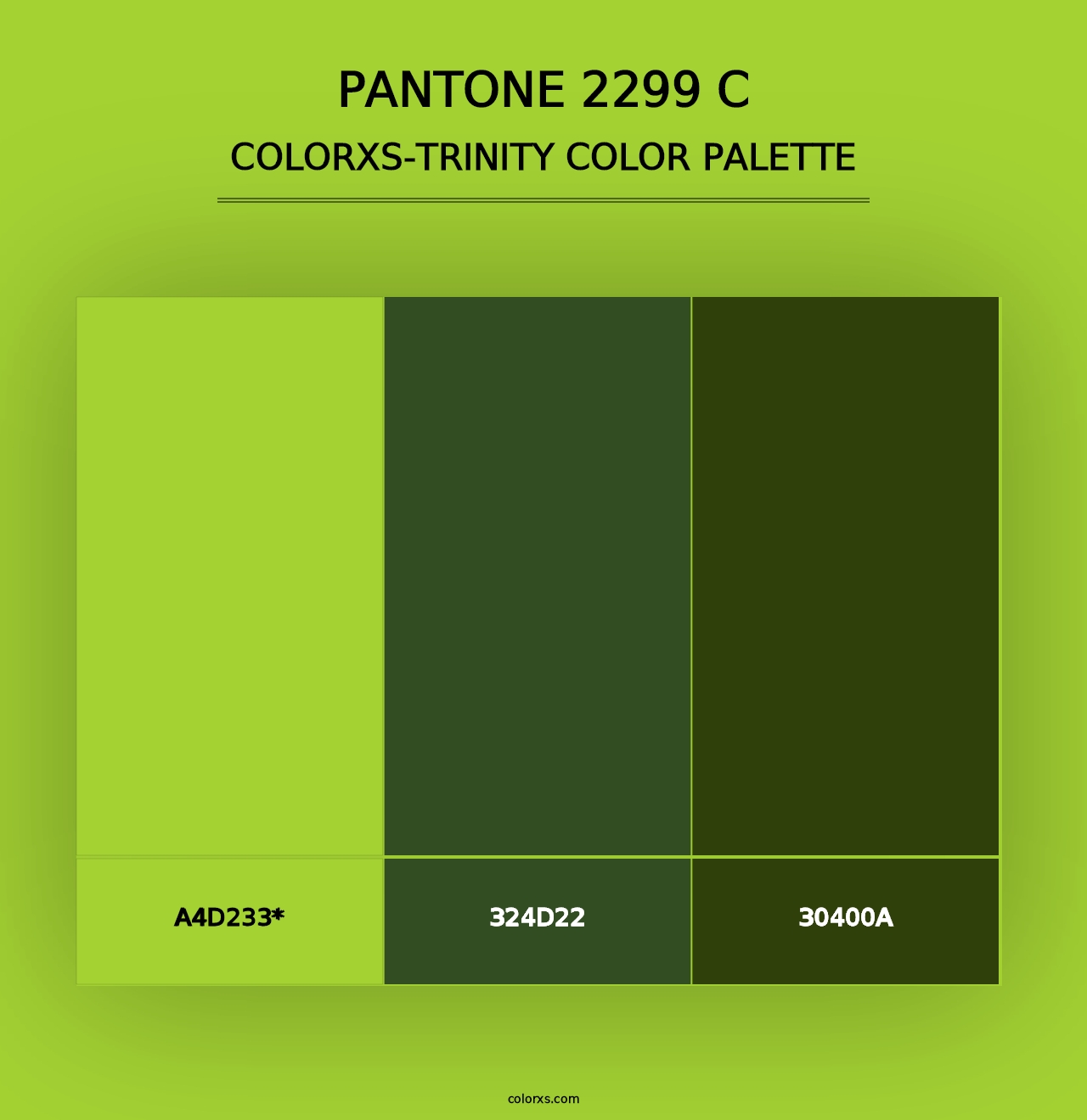 PANTONE 2299 C - Colorxs Trinity Palette