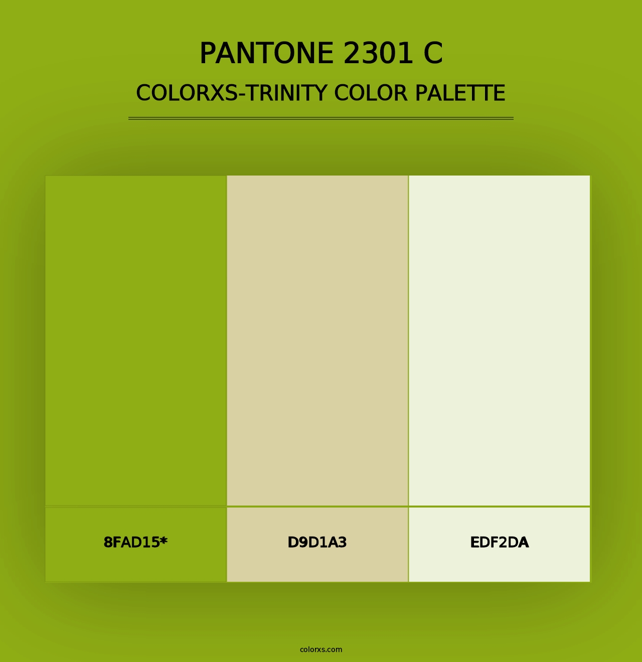 PANTONE 2301 C - Colorxs Trinity Palette