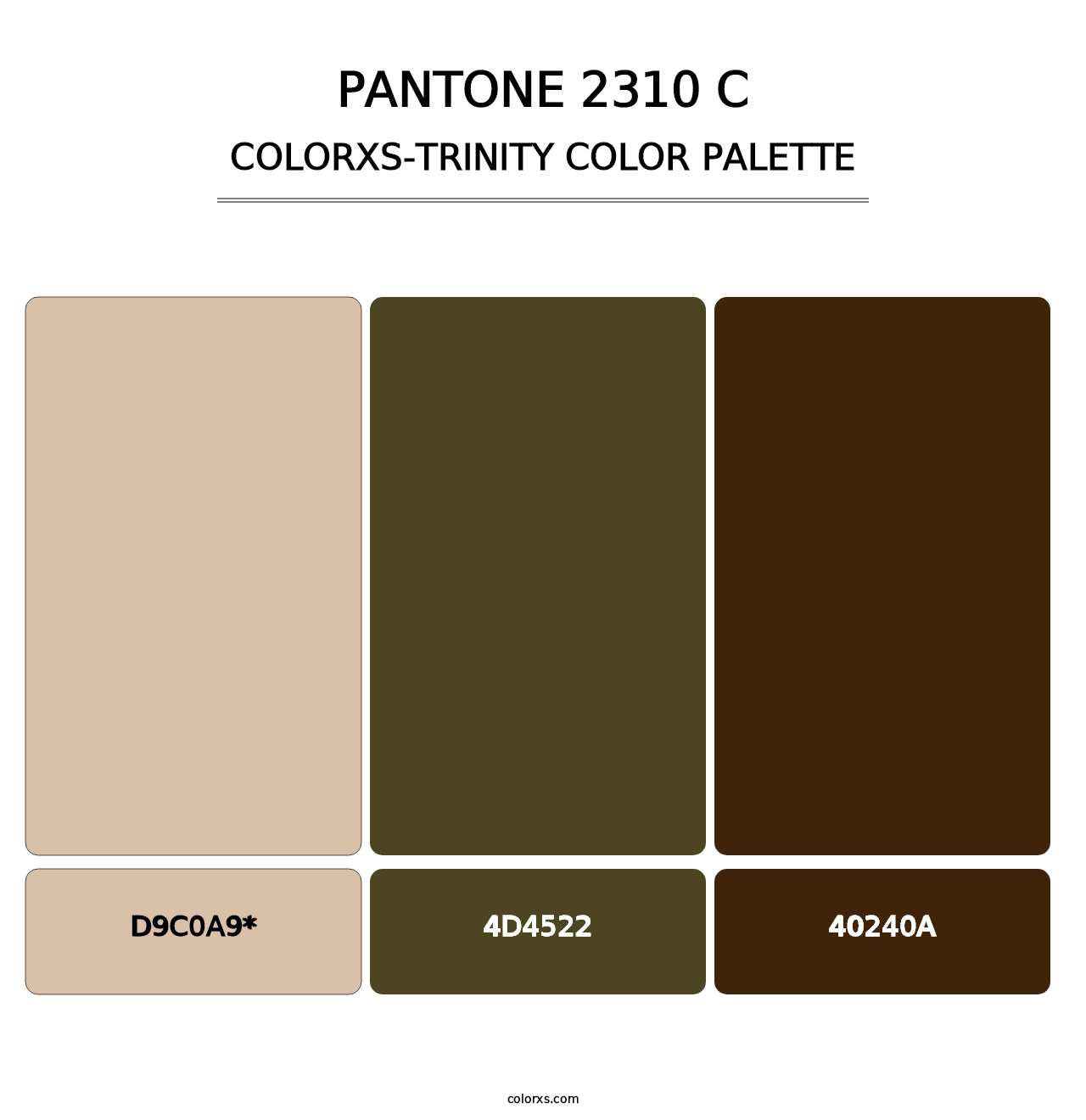 PANTONE 2310 C - Colorxs Trinity Palette