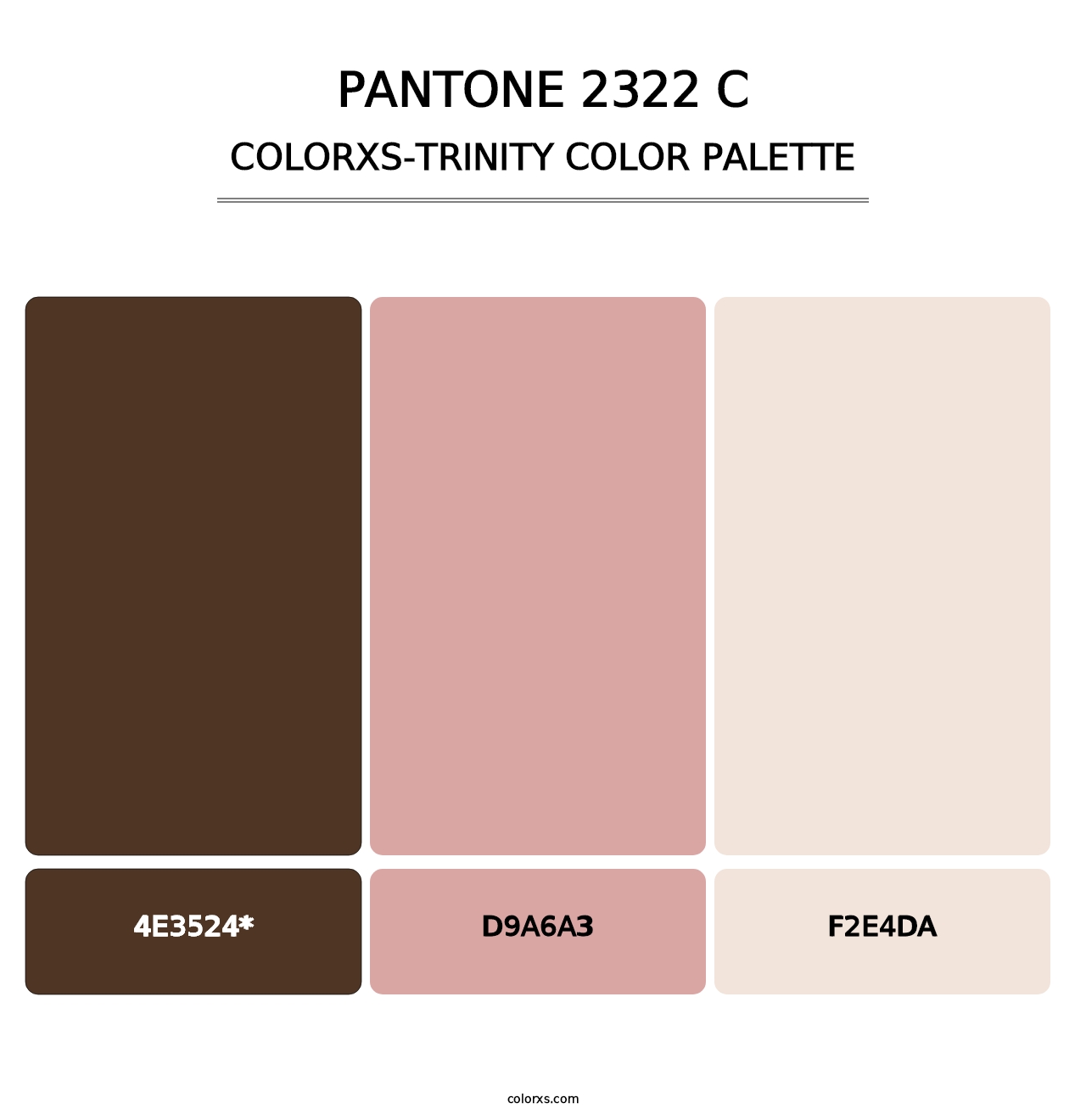 PANTONE 2322 C - Colorxs Trinity Palette