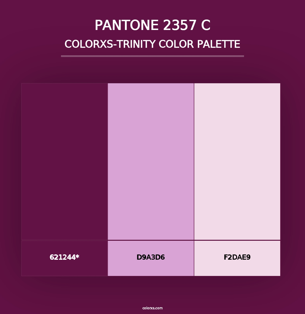 PANTONE 2357 C - Colorxs Trinity Palette