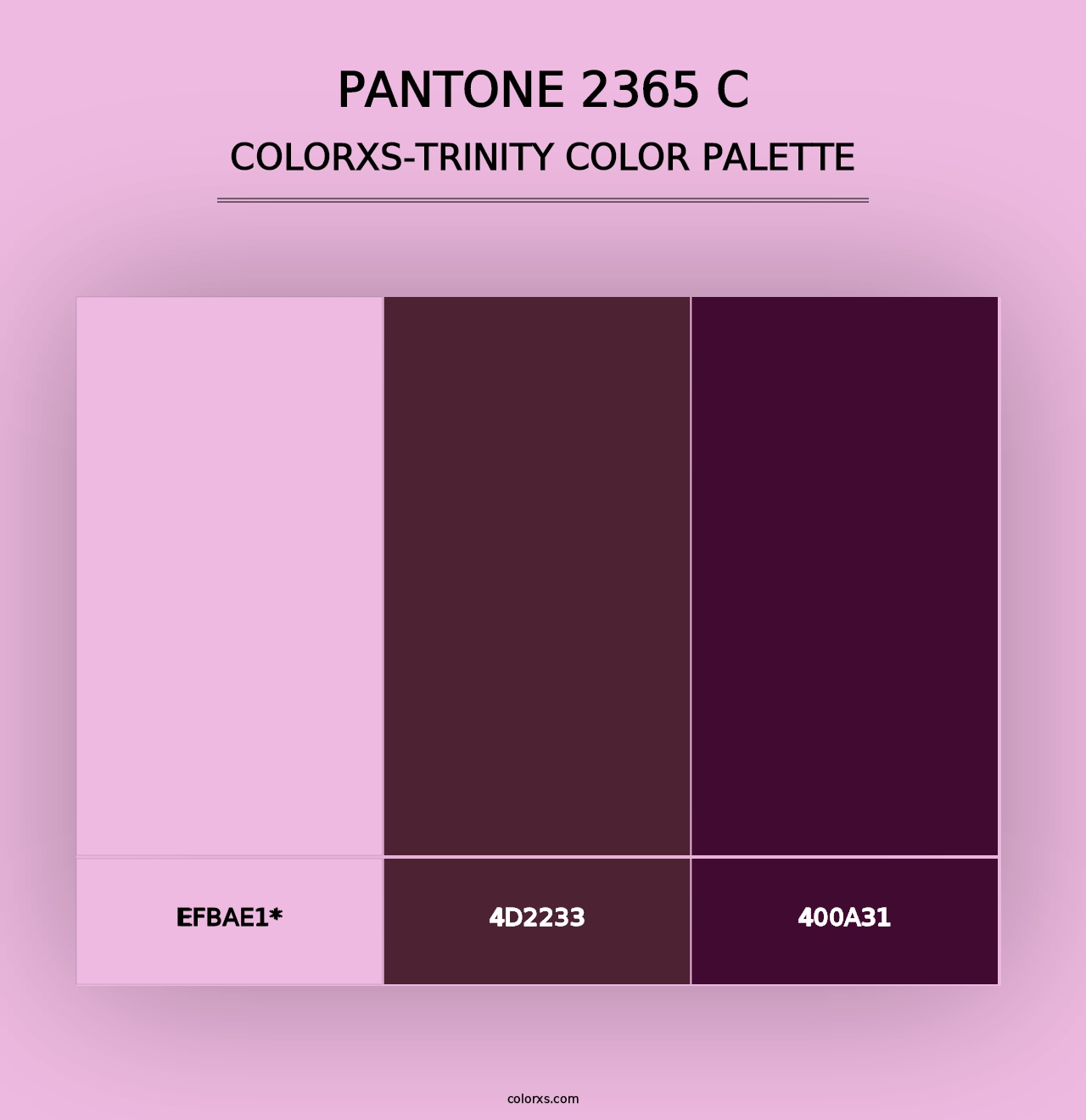 PANTONE 2365 C - Colorxs Trinity Palette