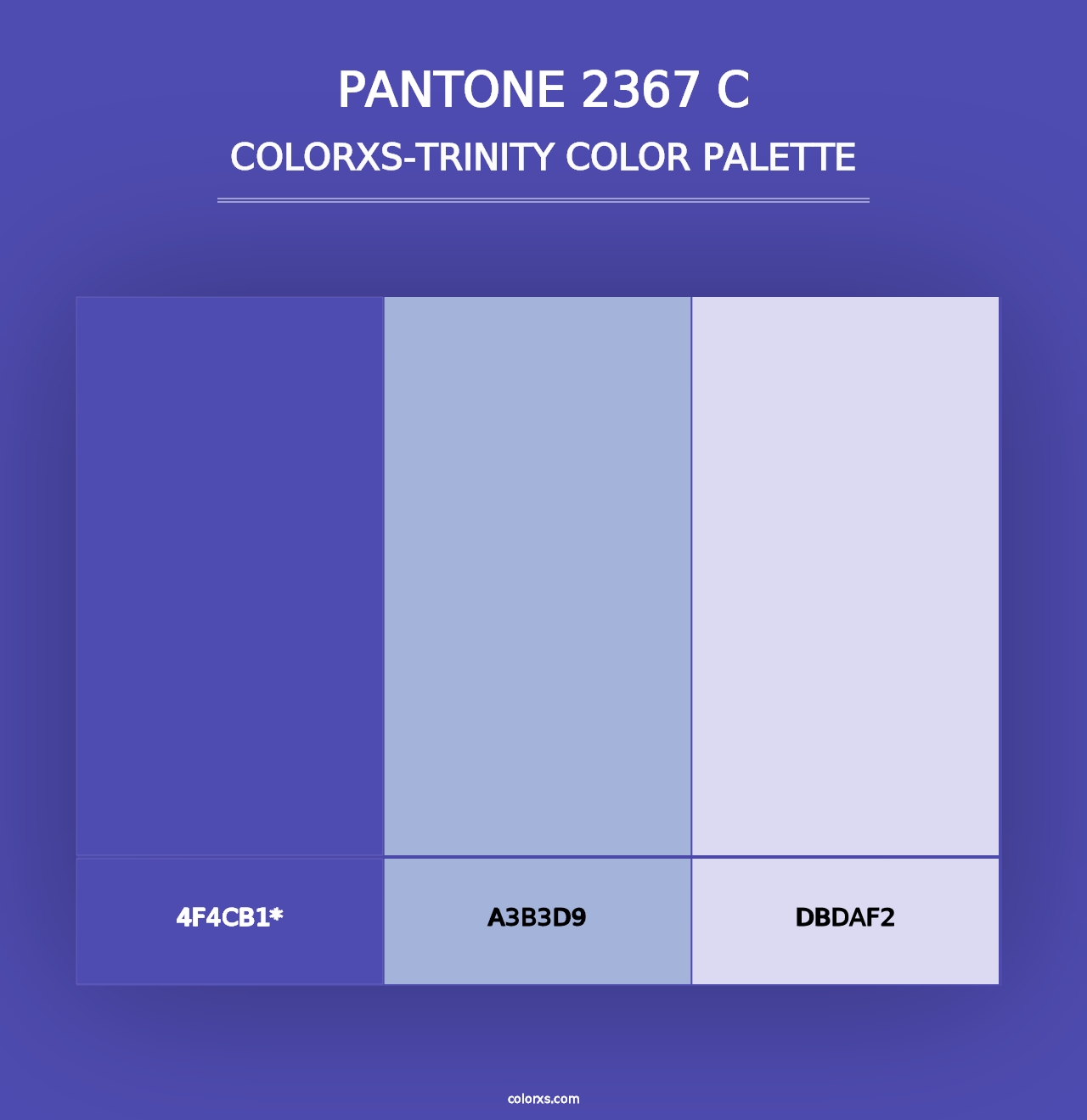 PANTONE 2367 C - Colorxs Trinity Palette