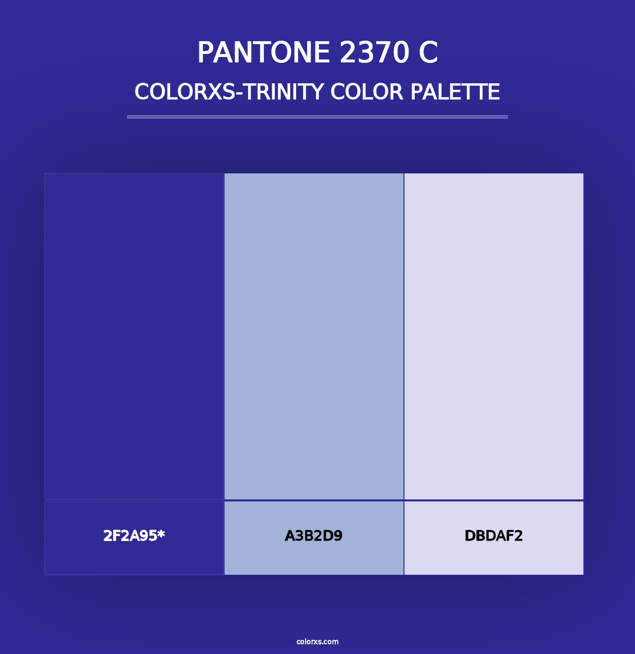 PANTONE 2370 C - Colorxs Trinity Palette