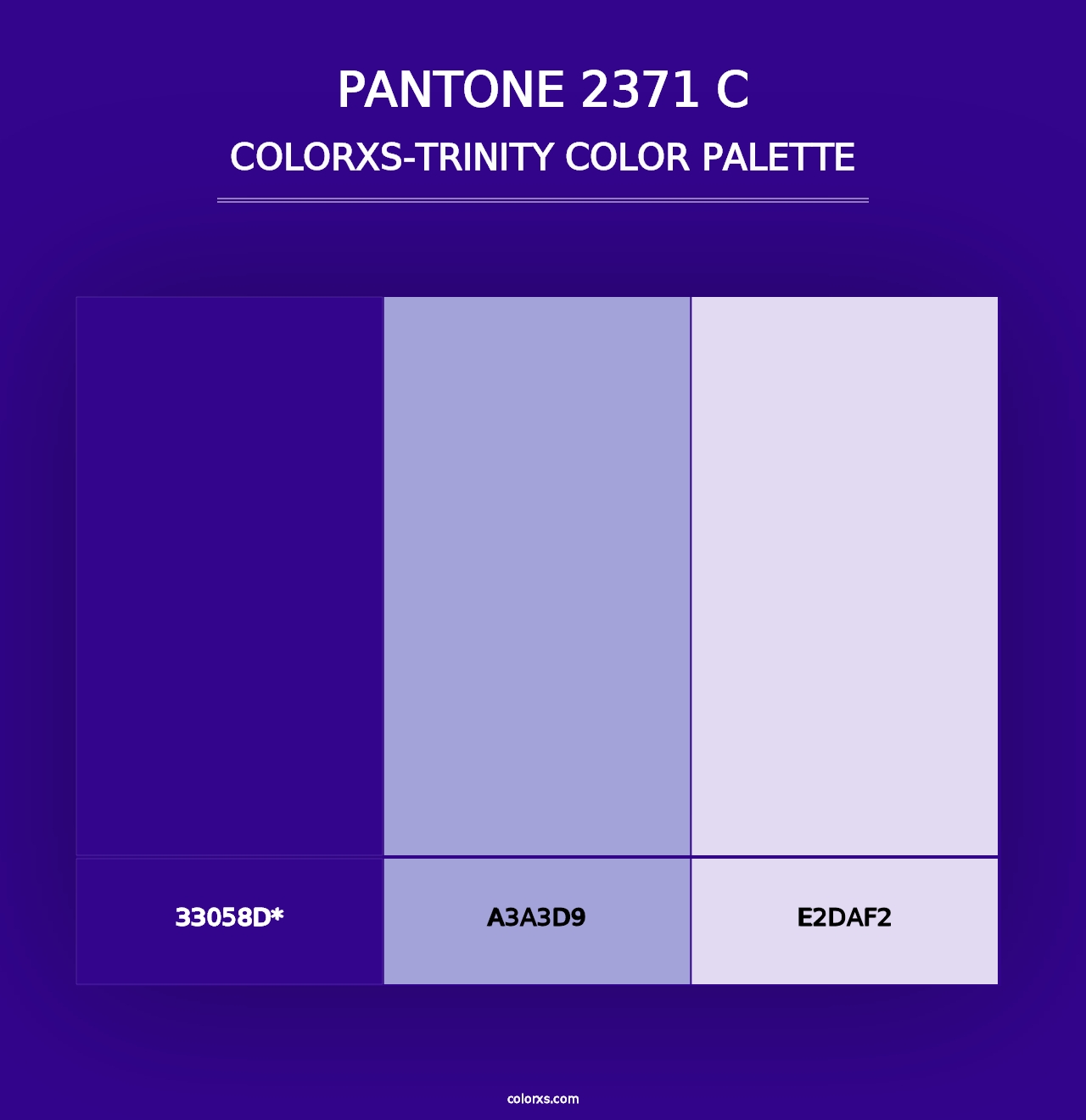 PANTONE 2371 C - Colorxs Trinity Palette