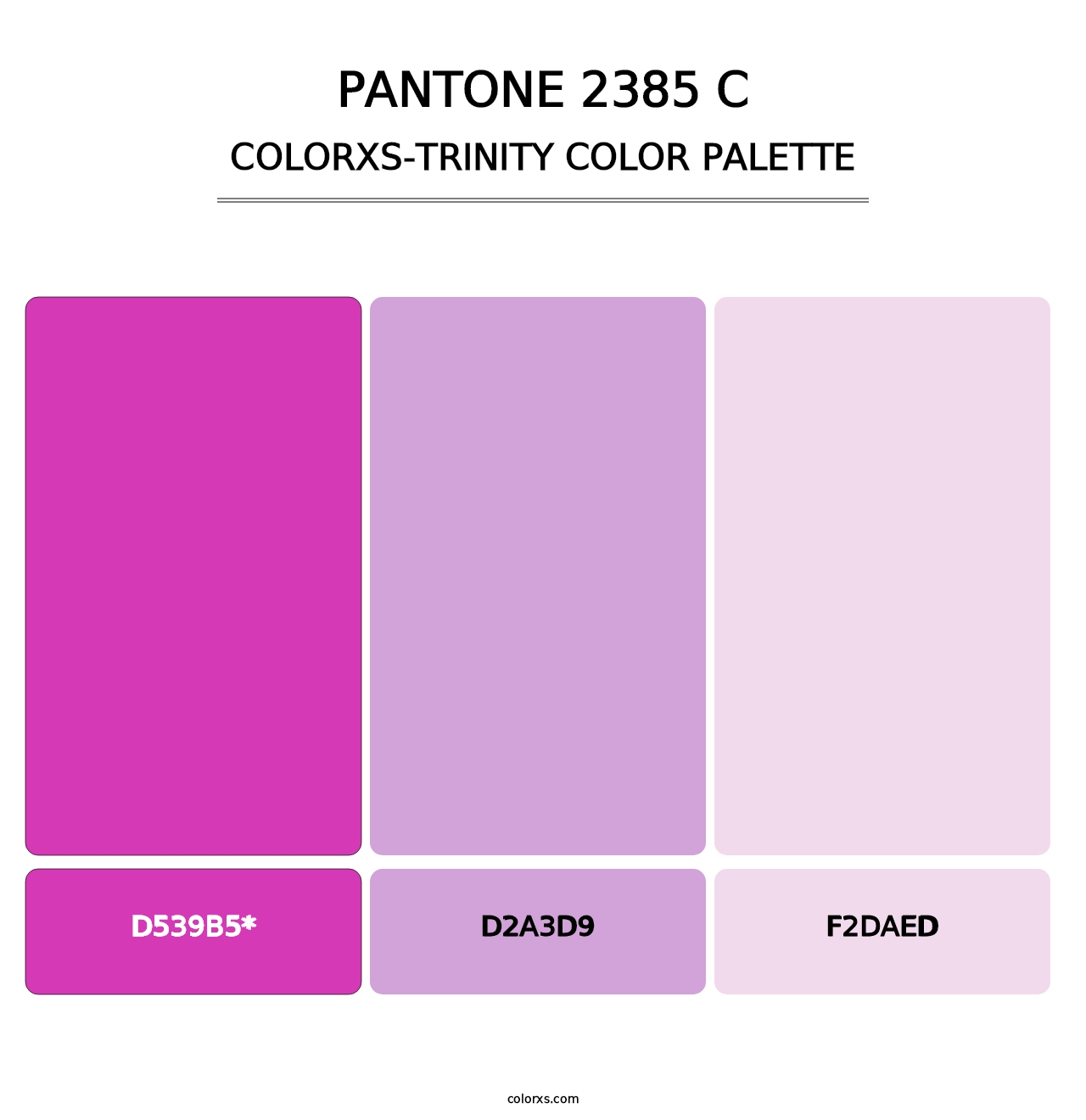 PANTONE 2385 C - Colorxs Trinity Palette