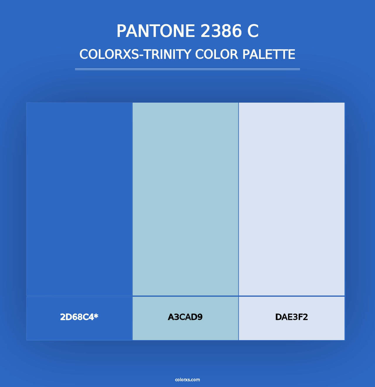 PANTONE 2386 C - Colorxs Trinity Palette