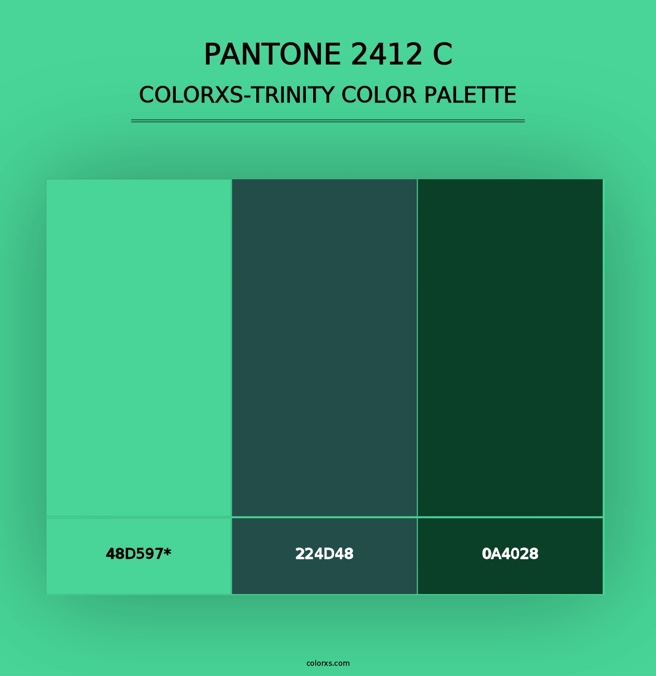 PANTONE 2412 C - Colorxs Trinity Palette