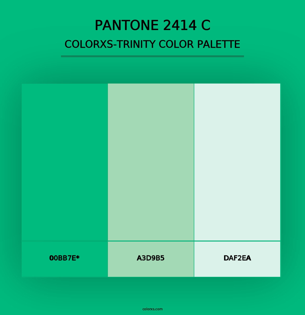 PANTONE 2414 C - Colorxs Trinity Palette