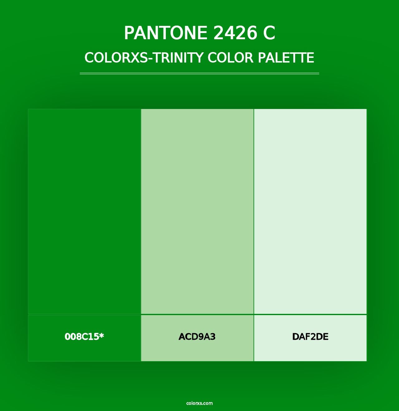 PANTONE 2426 C - Colorxs Trinity Palette