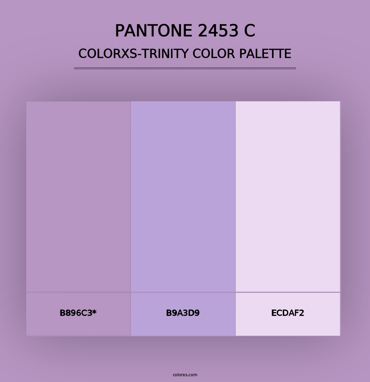 PANTONE 2453 C - Colorxs Trinity Palette