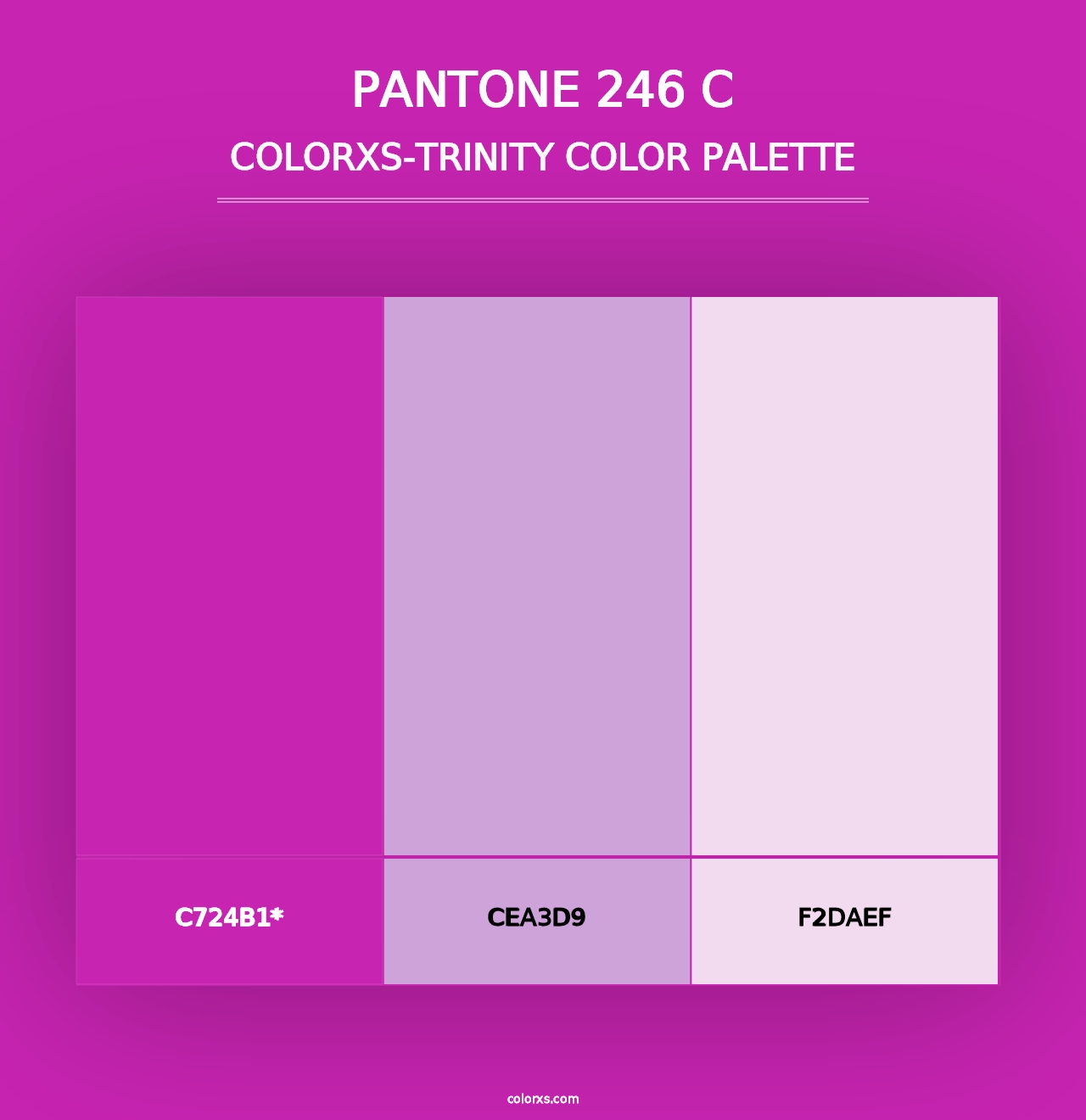 PANTONE 246 C - Colorxs Trinity Palette