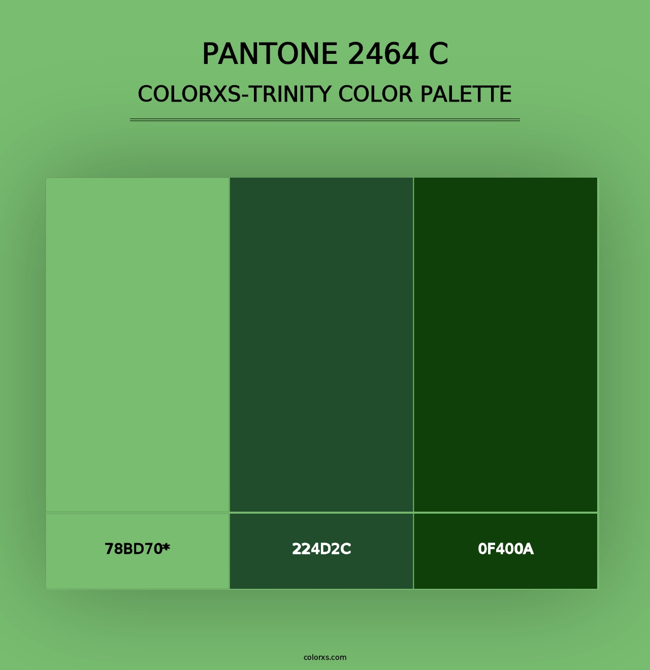 PANTONE 2464 C - Colorxs Trinity Palette