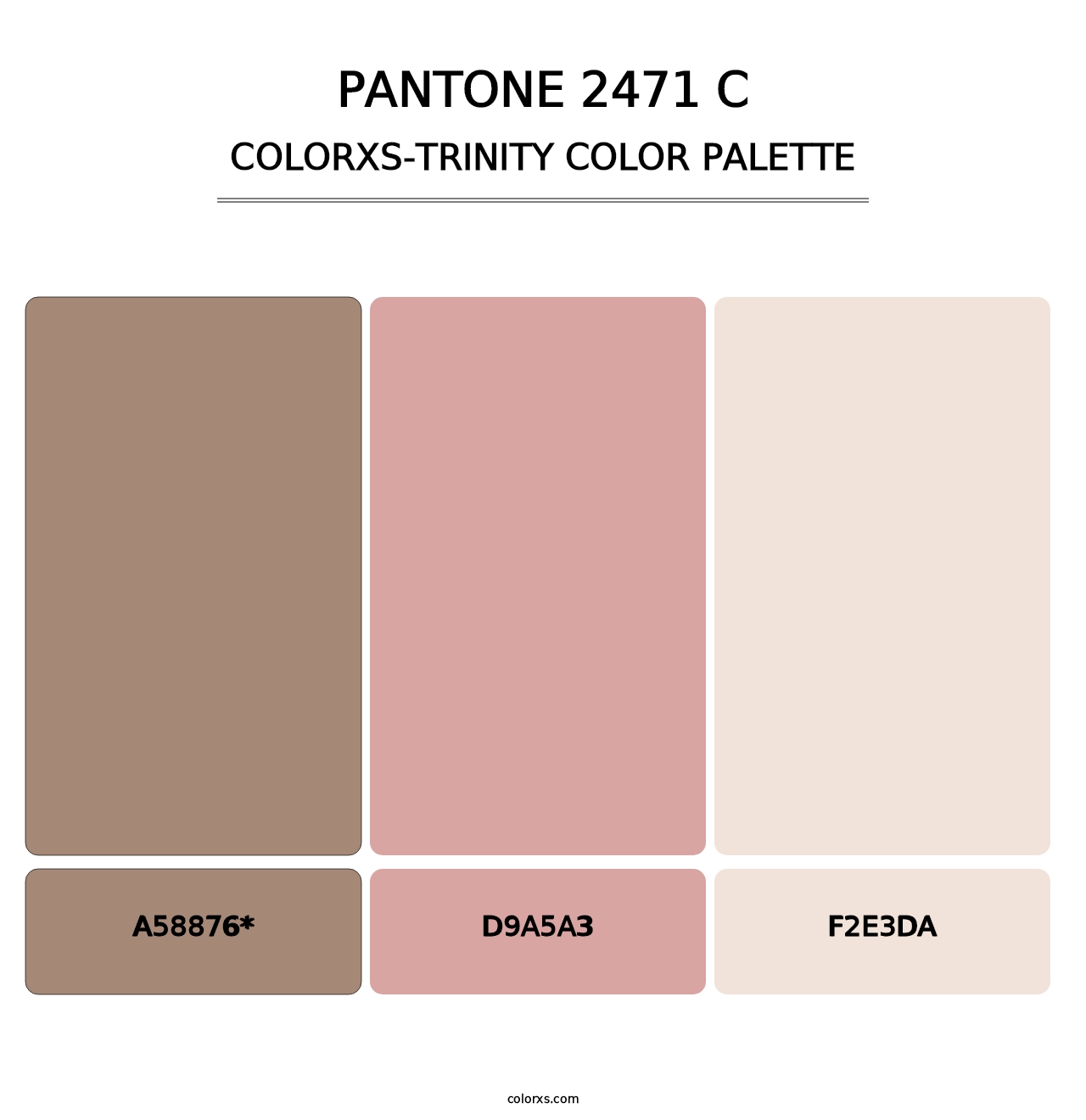 PANTONE 2471 C - Colorxs Trinity Palette