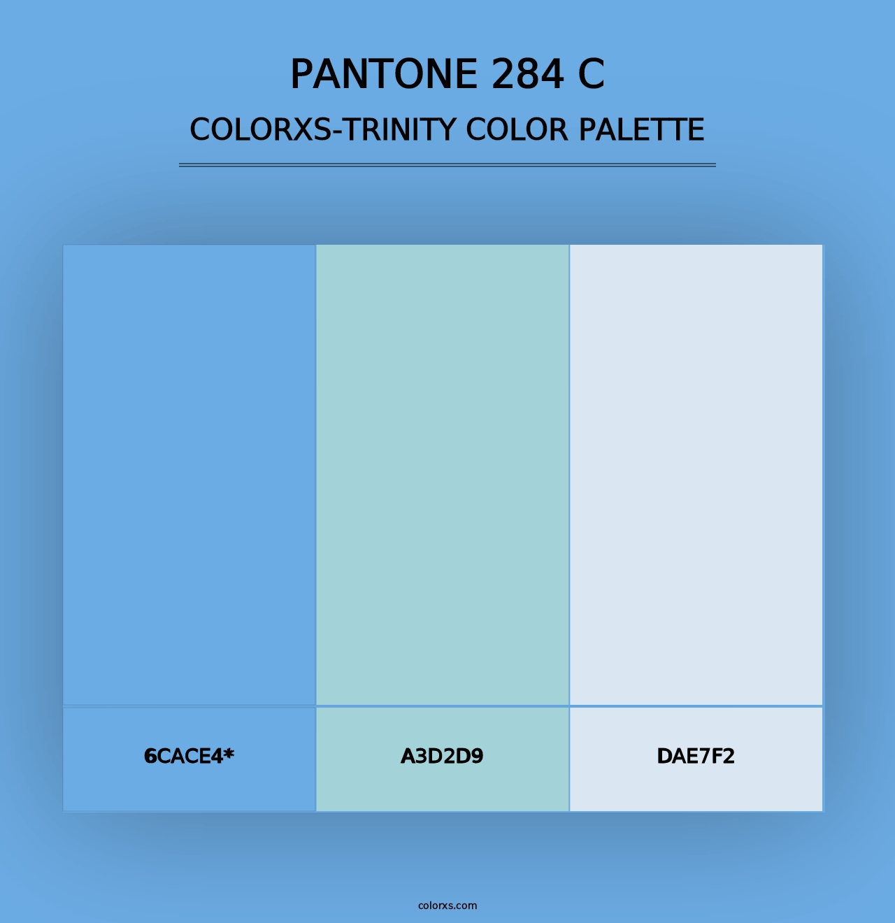 PANTONE 284 C - Colorxs Trinity Palette