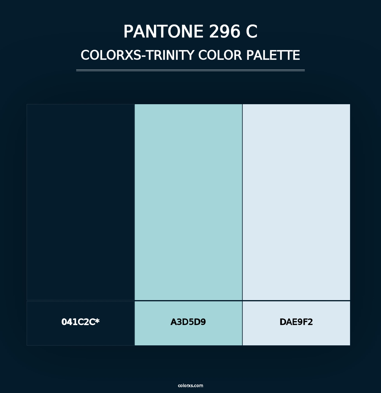 PANTONE 296 C - Colorxs Trinity Palette