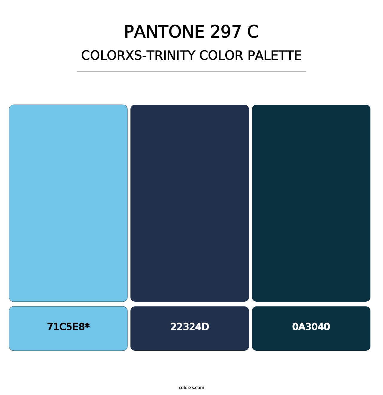 PANTONE 297 C - Colorxs Trinity Palette