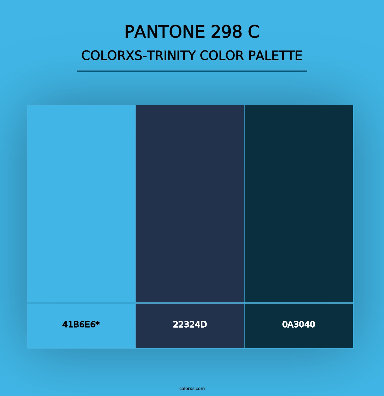 PANTONE 298 C - Colorxs Trinity Palette