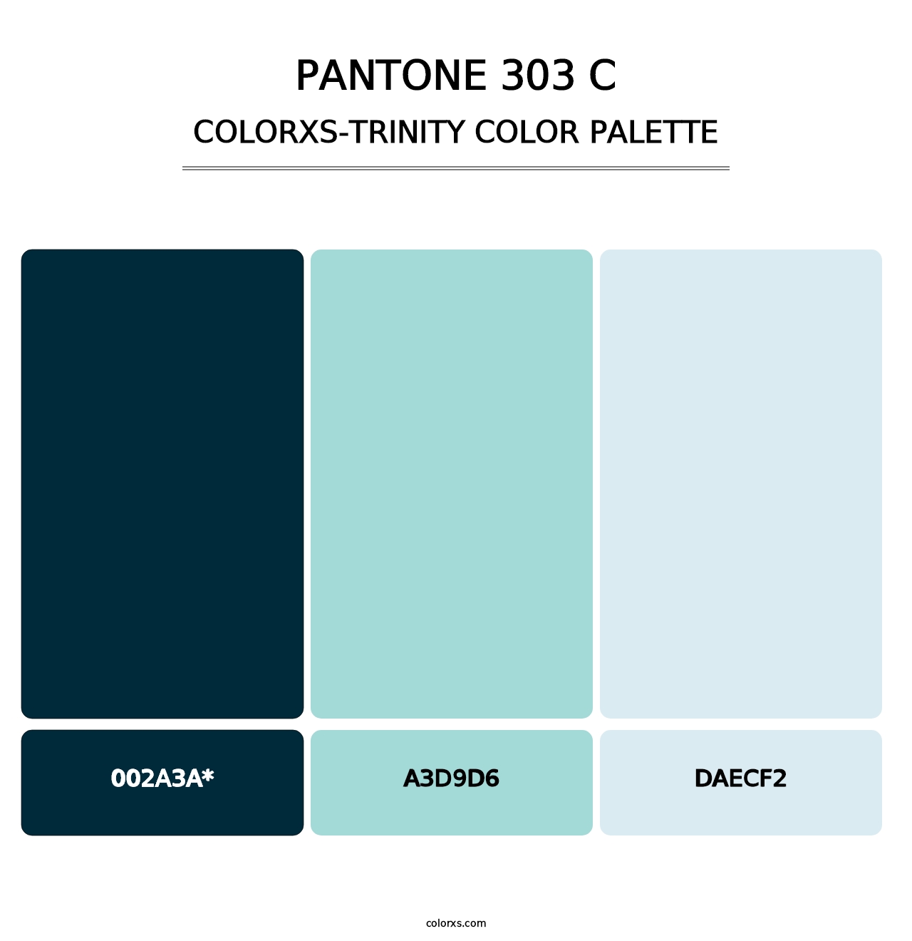 PANTONE 303 C - Colorxs Trinity Palette