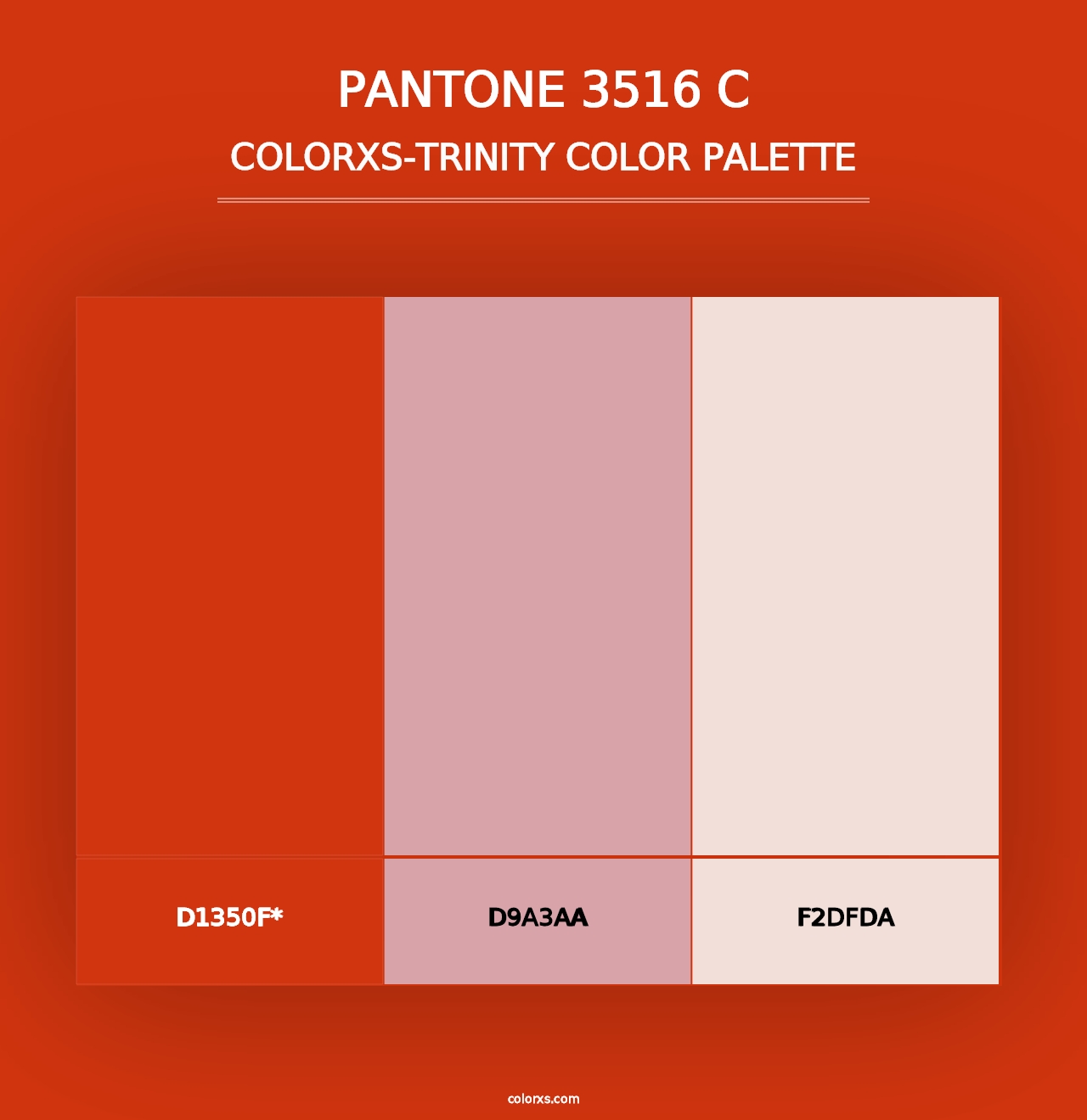 PANTONE 3516 C - Colorxs Trinity Palette