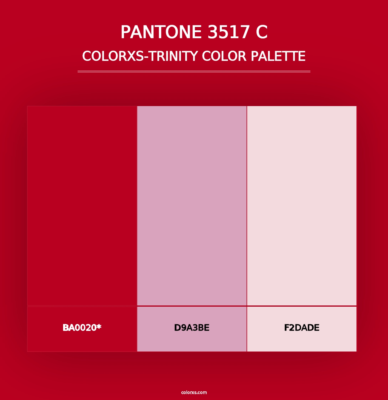 PANTONE 3517 C - Colorxs Trinity Palette