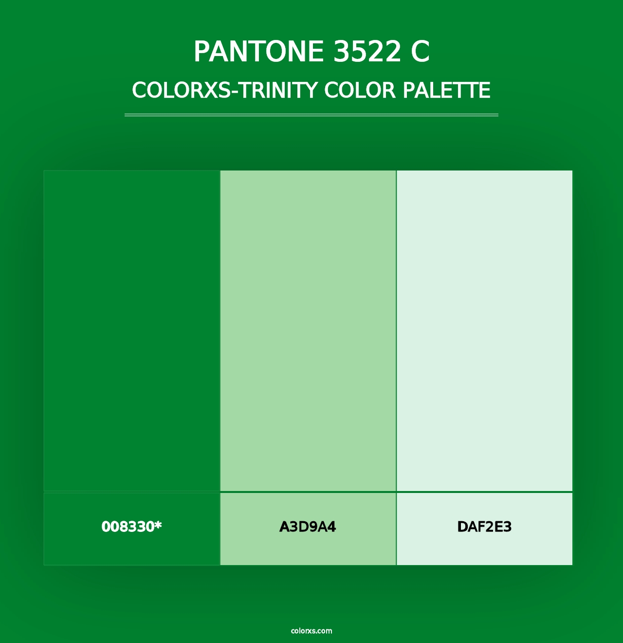 PANTONE 3522 C - Colorxs Trinity Palette