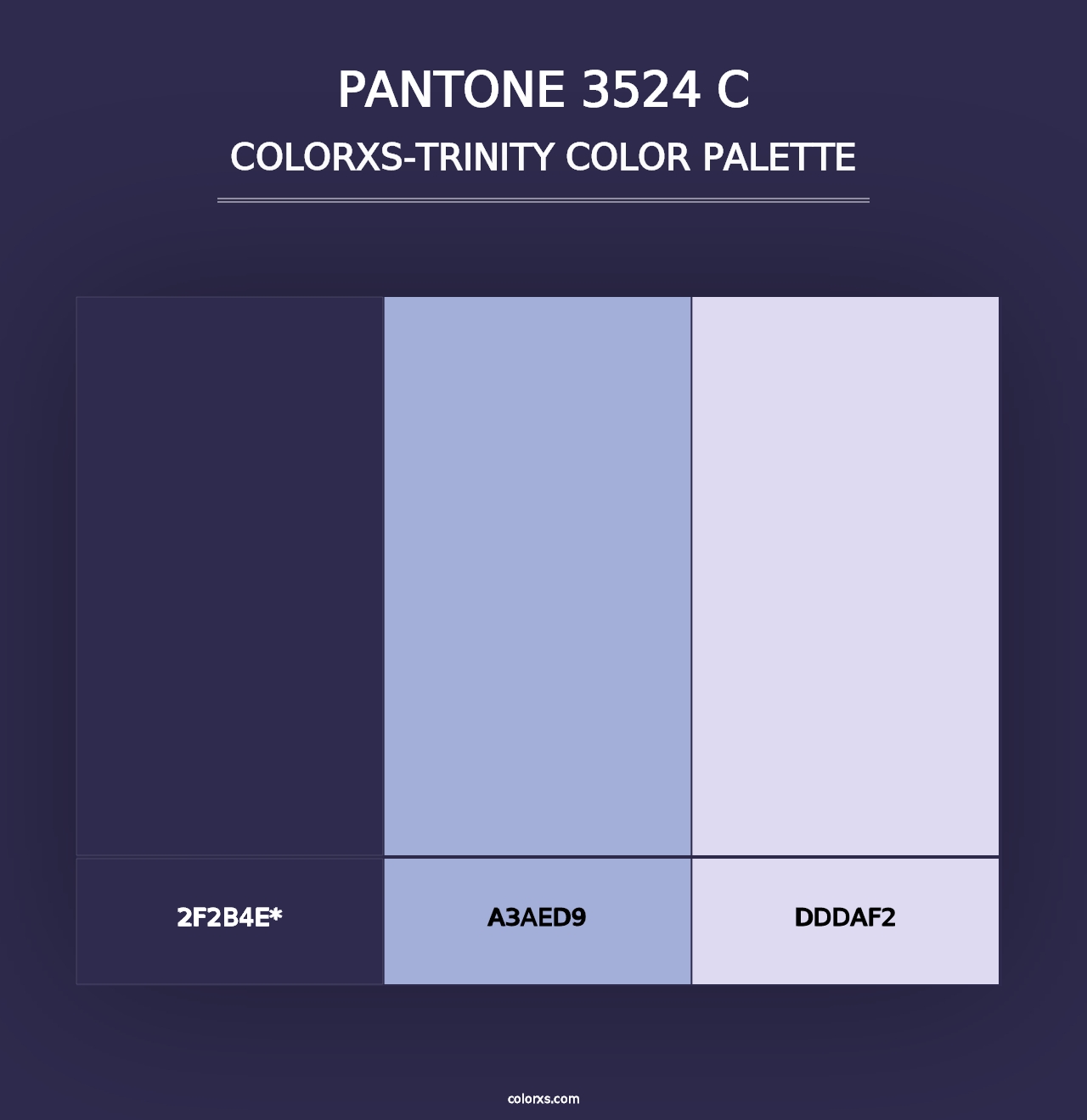 PANTONE 3524 C - Colorxs Trinity Palette